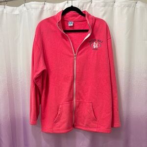 Vibrant Pink Fleece Jacket